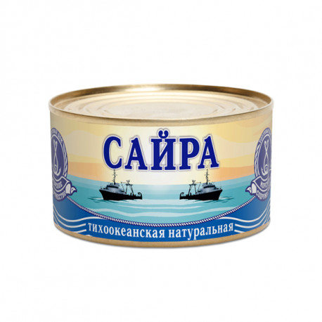 Сайра натур. 240 гр.