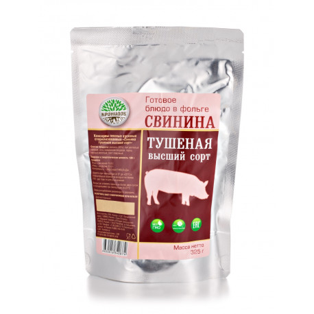 Свинина тушеная, в/с "Кронидов" 325 гр.