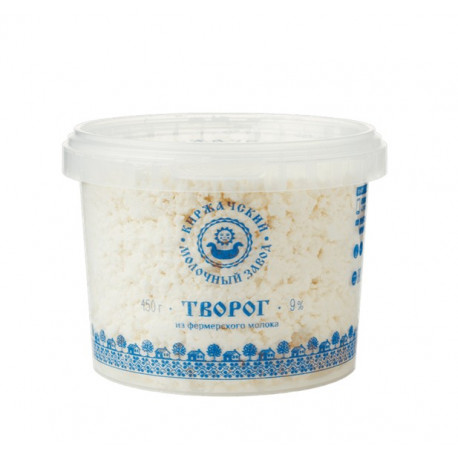 Творог 9% ПЭТ 450 гр.