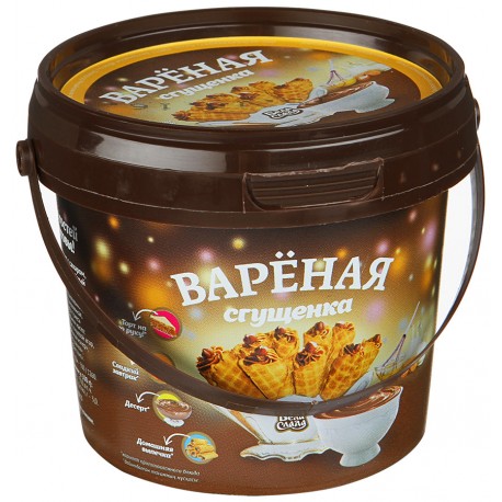 Молоко сгущ. варенка "Беласлада" ведро 950 гр.
