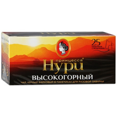 Чай "Принцесса Нури" Высокогорный 25 пак.
