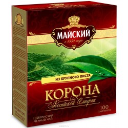 Чай "Майский" Корона Российской Империи 100 пак.