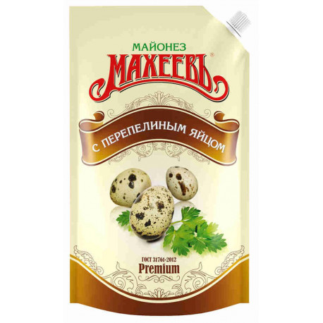 Майонез Махеев с переп. яйцом 400 гр.